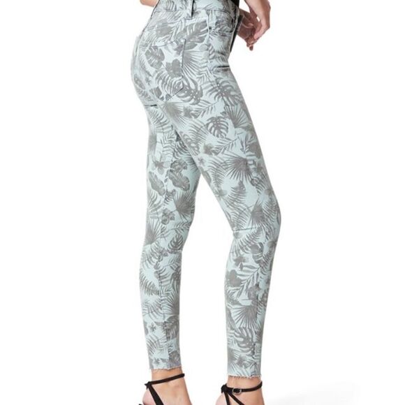 🆕 Joe’s Jeans Tropical The Icon Midrise Skinny Crop Raw-cuff in Sky Gray - Picture 2 of 8